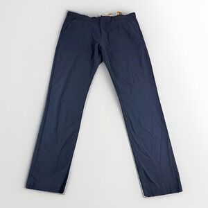 Tailor Vintage Canaan Slim Fit Pants Mens 36x32 Blue Comfort Stretch Waist Chino
